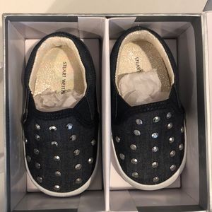 Stuart weitzman baby Vance sliders